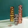 Uniquewise Set of 3 Decorative Modern Metal Honeycomb Design Table Flower Vase for Dining Room, Living Room Bedroom, or Wedding - 2 of 4