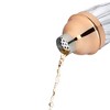 True Copper Marble Cocktail Shaker - Drink Shaker, Old Fashion, Bar Cocktails - 18 Oz Stainless Steel Cobbler Shaker with Lid & Strainer, Copper - 4 of 4