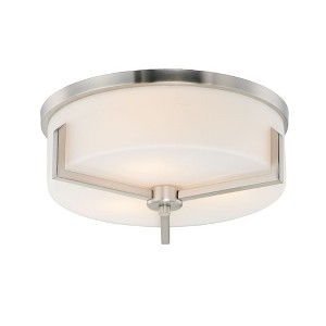 Maxim Lighting Dart 3 - Light Flush Mount in  Satin Nickel - 1 of 3
