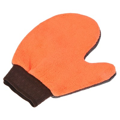 Unique Bargains Dusting Cleaning Gloves Microfiber Mittens For