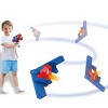 Lunar Launcher Toy Flying Airplane Disc - 6 Flying Airplane Set for Kids Flies Over 50 Feet, perfect for Indoor and Outdoor play – Play22Usa - 2 of 4