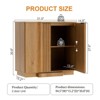 Brafab Modern Buffet Cabinet with Fluted Doors, Accent Sideboard Storage Credenza Multifunctional Console Table for Living Room, Dining Room - 2 of 4