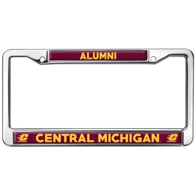 Central Michigan University Alumni Logo Full Size Standard License Plate Metal Frame