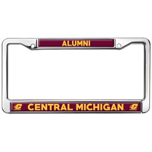 Central Michigan University Alumni Logo Full Size Standard License Plate Metal Frame - 1 of 4