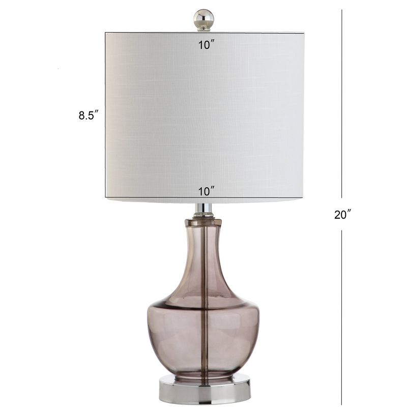 20" Glass Colette Mini Table Lamp (Includes Energy Efficient Light Bulb) - JONATHAN Y, 5 of 10