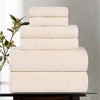 Zero Twist Waffle Textured Cotton Medium Weight Towel Set by Blue Nile Mills - 2 of 4