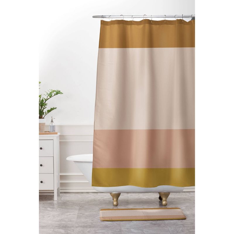 Color Poems Contemporary Color Block Shower Curtain - Deny Designs, 1 of 4