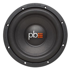 PowerBass S-84 - 8" Single 4-Ohm Subwoofer - 1 of 2