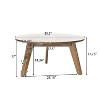 GDFStudio Winston Mid Century Modern Acacia Wood Coffee Wood Table - 2 of 4