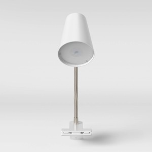 LED Clip Table Lamp White (Includes Energy Efficient Light Bulb) - Room Essentials