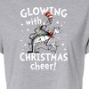 Women's - The Cat in the Hat - Glowing Christmas Cheer Cropped Graphic T-Shirt - 2 of 4