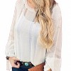Women's Distressed Effect Lightweight Knit Top - And The Why M/L - 3 of 4