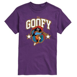 Men's - Disney - Goofy Collegiate Short Sleeve Graphic T-Shirt - 1 of 3