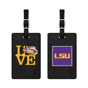 NCAA OTM Essentials Classic Luggage Tag 2pk - Black - 1 of 4