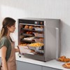 VEVOR Hot Box Food Warmer, 5-Tier Concession Warmer with Water Tray, 5 Pans, Glass Double-door and Adjustable Shelves - 2 of 4