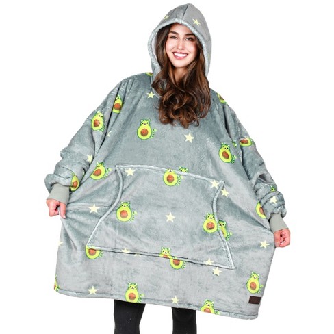 Tirrinia Wearable Blanket Oversized Hoodie For Adults, Avocado Blanket  Hoodie, Sweatshirt, As Warm & Funny Gifts For Men Women Girlfriend : Target