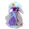 Northlight Lighted Fiber Optic Color Changing Christmas Tree Topper - 12" - Purple - 4 of 4