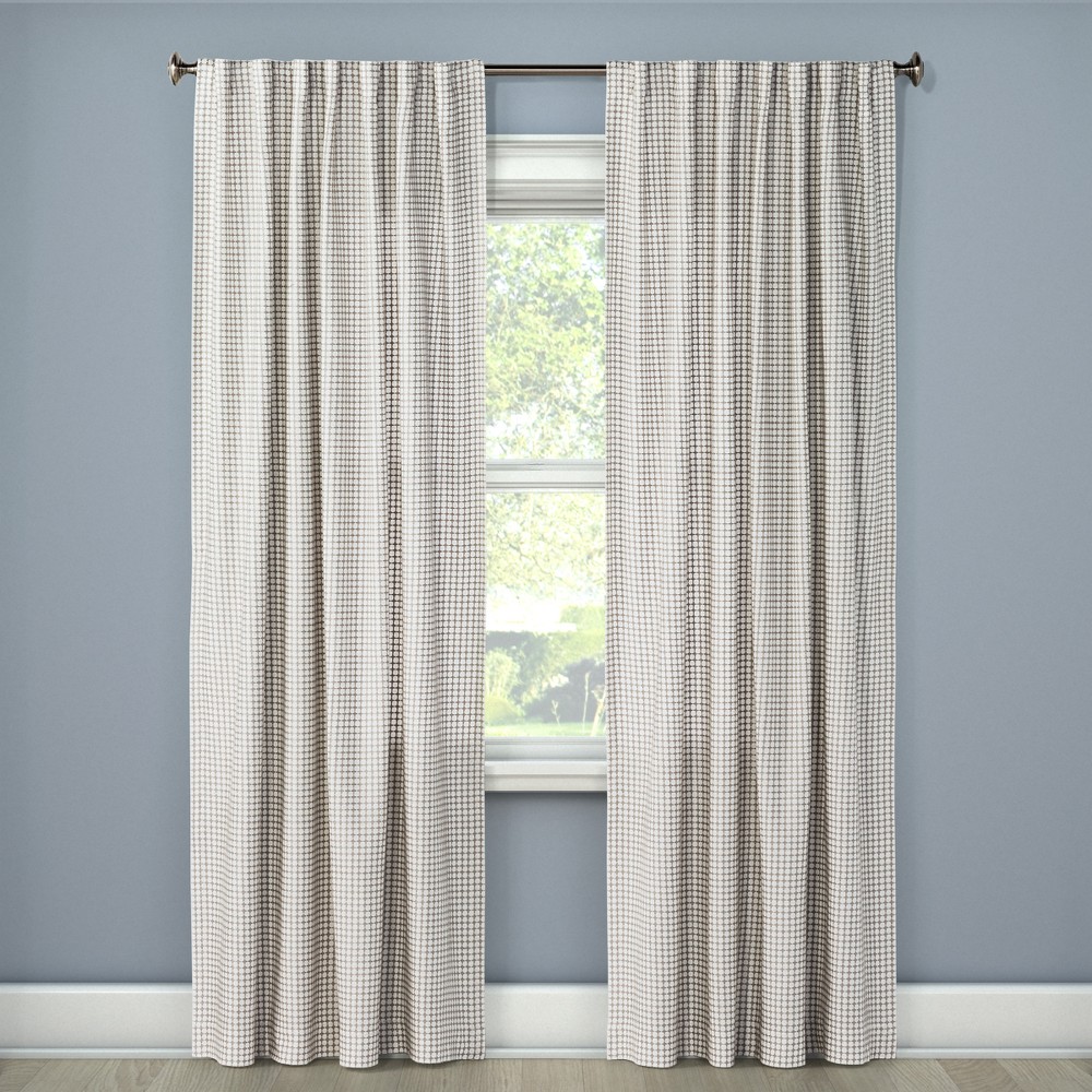 63x54 Light Filtering Curtain Panel Gray - Threshold was $24.99 now $12.49 (50.0% off)