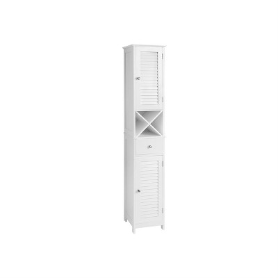 Freestanding Storage Cabinet with Shutter Doors