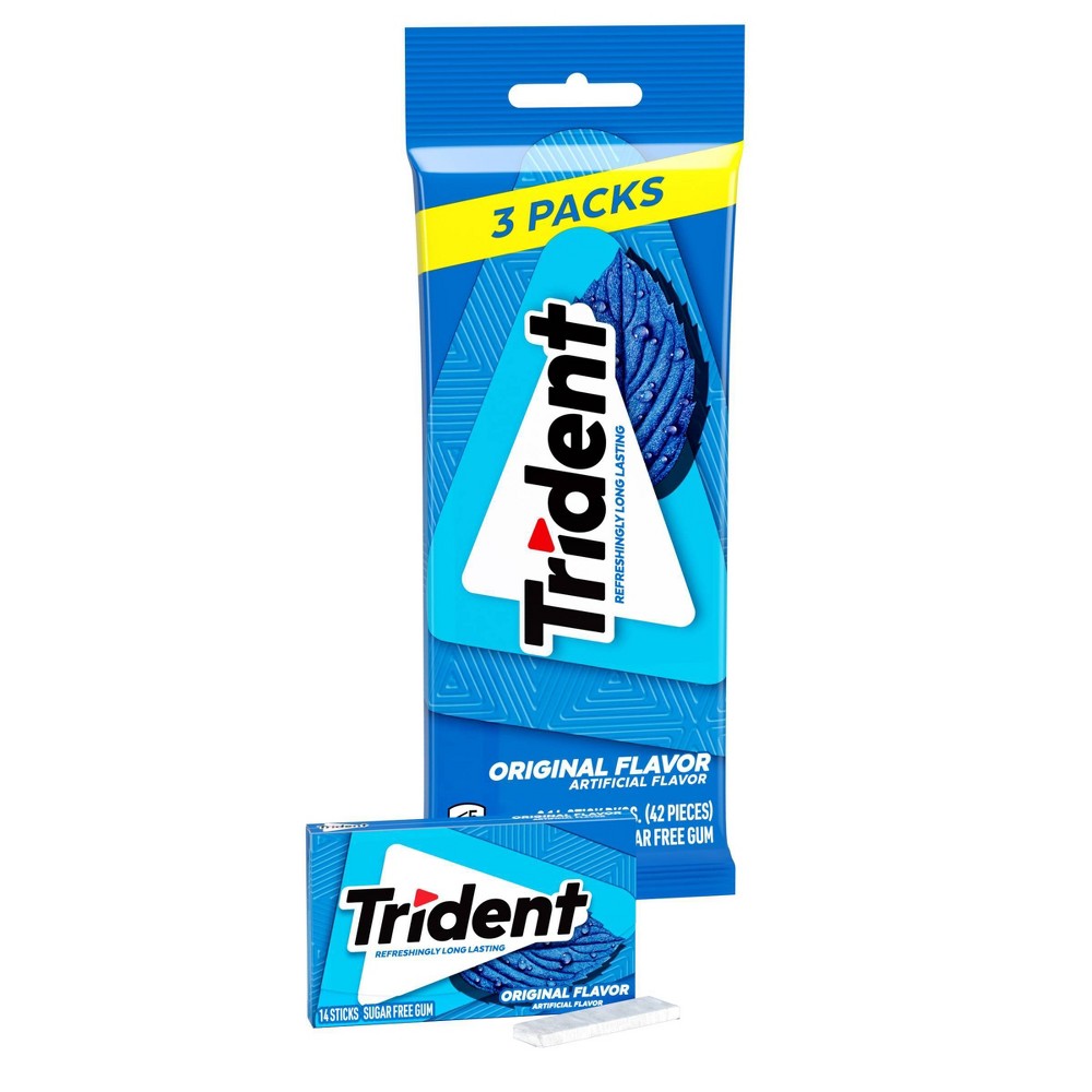 Trident Original Chewing Gums - 2.816oz/3pk