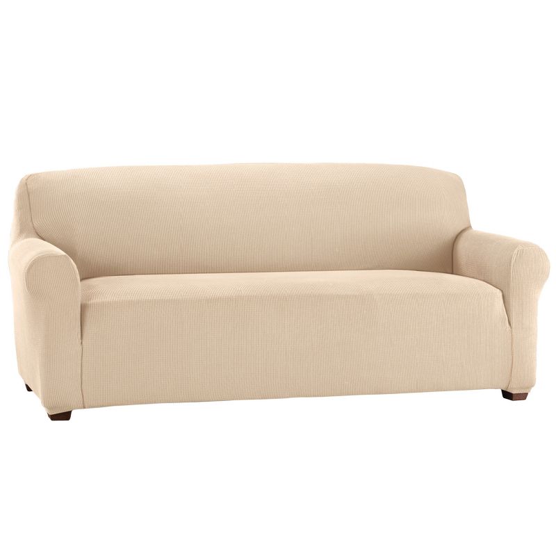 Collections Etc Harrington Textured Stretch Furniture Slipcover, 1 of 3