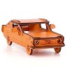 Little & Wood: Woodlet: Medium - Muscle Car - Orange, 3D Wooden Kit-Set, Ages 6+ - 4 of 4