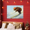 Stupell Industries The Heist Skiing Bear Canvas Art - 3 of 4