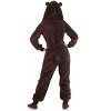 HalloweenCostumes.com Adult Jumpsuit Costume Brown Bear - image 4 of 4