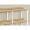 3-Tier Laminate Console Table with Metal Frame for Entryway, Living Room, or Bedroom - 3 of 4