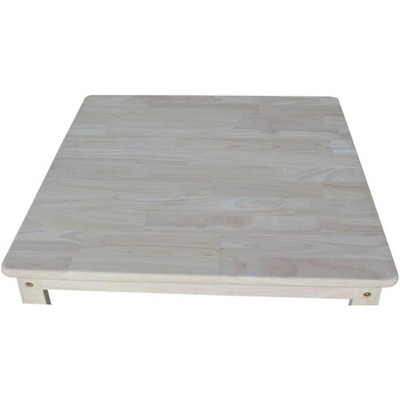 Eco-Friendly Traditional Parawood Kids 3-Piece Table and Chair Set