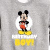 Boys' - Disney - Birthday Boy Spotlight Graphic Long Sleeve Fleece Sweatshirt - image 2 of 4