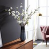 Metal Iron Vase - Modern Minimalist Flower Holder - Ombre Finish - Decorative Accent for Living Room, Bedroom, Office - 18" Gray & Black - 2 of 4