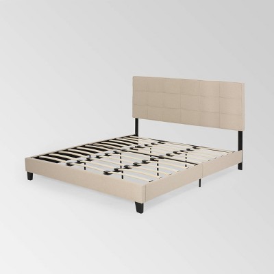 target king platform bed