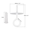 Unique Bargains Iron Wall-Mounted Screw-in Ceiling Hooks for Hanging Chandelier Plant - 2 of 4