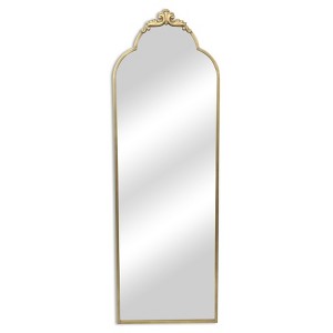 Cheung's Everlaine Modern Victorian Gold Floor Mirror - 1 of 4