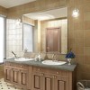 Apmir Rectangular Aluminum Alloy Framed and Tempered Glass Wall Bathroom Vanity Mirror in Matte Black/ Gold/ Silver/ Brown - 2 of 4