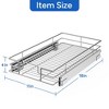 LOVMOR Pull Out Cabinet Organizer, Cabinet Pull Out Shelves 11" W x 18" D, Heavy Duty Cabinet Drawers Slide Out Kitchen - 3 of 4