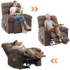 21.4in Wide Recliner Chair,Massage & Heat Recliner Chair for Adults,Home Theater Seating with Lumbar Support - 4 of 4