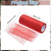 Unique Bargains Sheer Nylon Glitters Wave Mesh Decorative Ribbon Trim 6 Inch 10 Yards - 2 of 4