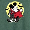 Women's - Disney - Mickey Vampire Lightweight French Terry Wide Neck Long Sleeve Shirt - 2 of 4