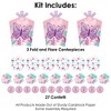 Big Dot of Happiness Beautiful Butterfly - Floral Baby Shower or Birthday Party Decor and Confetti - Terrific Table Centerpiece Kit - Set of 30 - 3 of 4