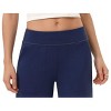 Women's Stretchy 7/10 Wide Leg Pants High Waist Casual Palazzo Trousers Comfortable Workout Lounge - 2 of 4