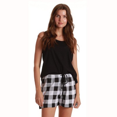 buffalo plaid - black white