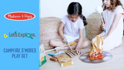Melissa Doug Let's Explore S'mores More Campfire Play Set Target