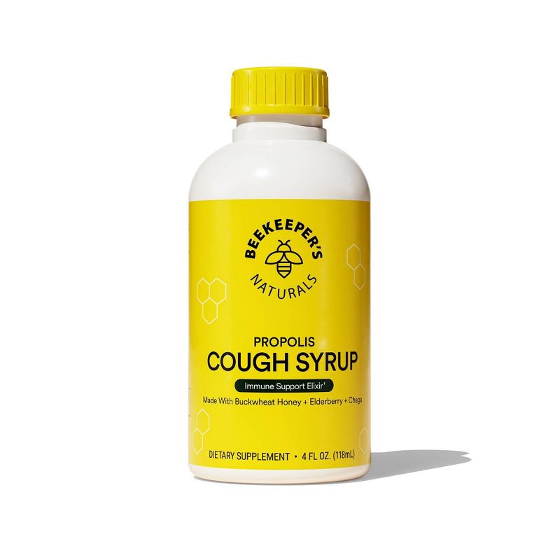 Beekeepers Naturals Daytime Propolis Cough Syrup - 4 fl oz, 1 of 9