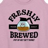 Women's - Instant Message - Freshly Brewed Pot Get Sh-t Done Graphic Racerback Tank - 2 of 4