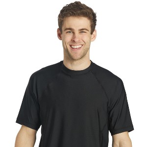 Sporti Men's S/S UPF 50+ Comfort Fit Rashguard - 1 of 4