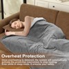 Electric Heated Blanket Throw, Ultra Soft Cozy Flannel Heating Blanket with 5 Fast Heat Levels - 4 of 4