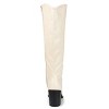 Journee Collection Women's Daria Stacked Heel Knee High Boots - 3 of 4