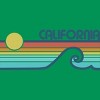 Junior's Design By Humans California Retro Sunset By LuckyU T-Shirt - 2 of 3